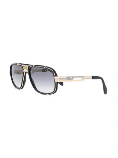 Shop Cazal 665 Sunglasses In Black