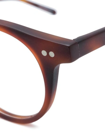 圆框醋酸纤维眼镜