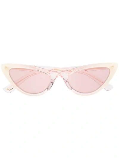 Shop Diesel Dl0303 Cat-eye Sunglasses In Pink