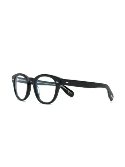 Shop Oliver Peoples Cary Grant Glasses In Black