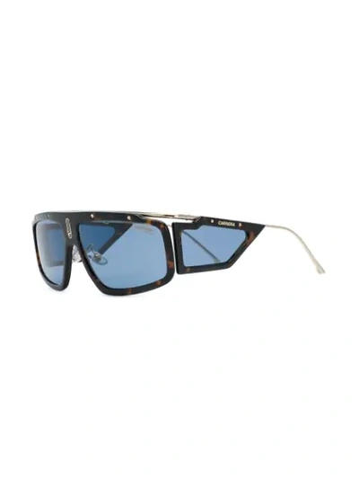 Shop Carrera Oversized Sunglasses In Brown