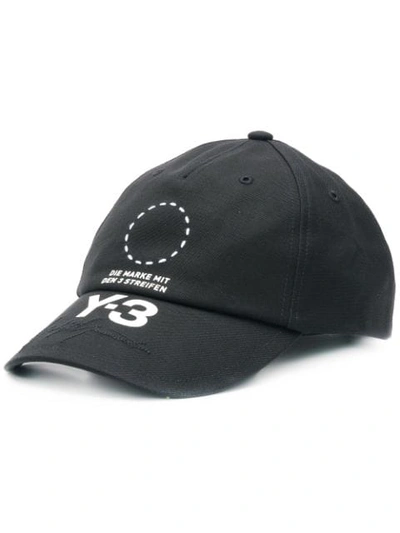 Shop Y-3 Y3adidas X Yohji Yamamoto Street Cap In Black