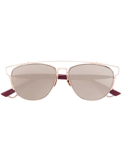 Shop Dior Technologic Sunglasses In Neutrals