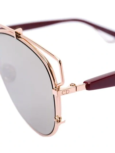 Shop Dior Technologic Sunglasses In Neutrals