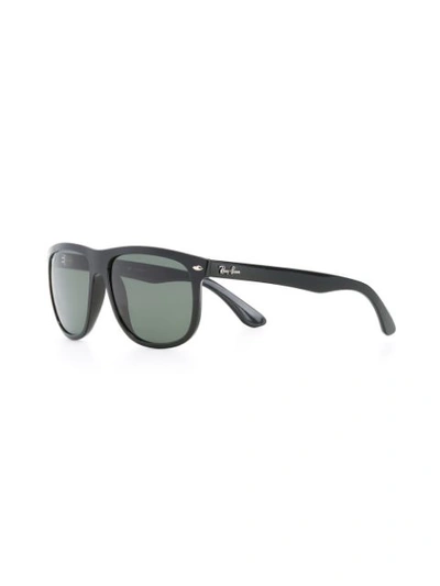 Ray Ban Rectangular Frame Sunglasses In Black