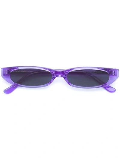 Shop Roberi & Fraud Frances Sunglasses - Purple