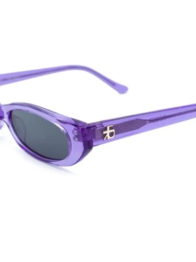 Shop Roberi & Fraud Frances Sunglasses - Purple