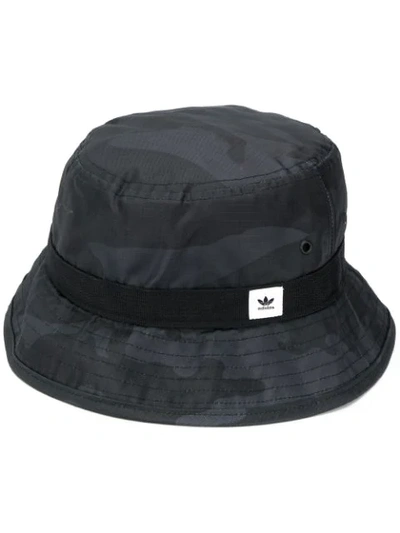 Adidas Originals Street Camo Bucket Hat In Black | ModeSens