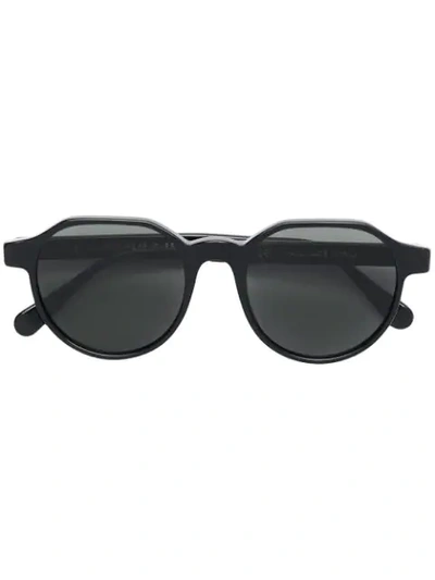 Shop Retrosuperfuture Noto Sunglasses In Black