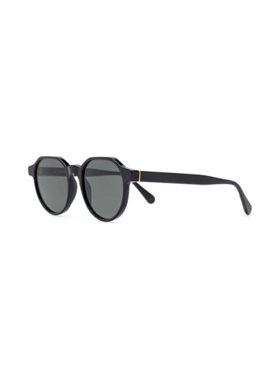 Shop Retrosuperfuture Noto Sunglasses In Black
