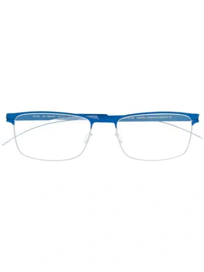 Shop Mykita Gerhard Glasses In Blue