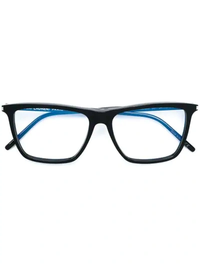 Shop Saint Laurent Classic Sl 260 Eyeglasses In Black