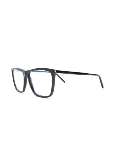 Shop Saint Laurent Classic Sl 260 Eyeglasses In Black