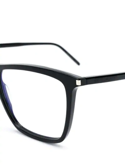 Shop Saint Laurent Classic Sl 260 Eyeglasses In Black