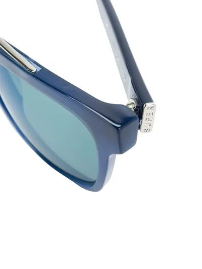 Shop Retrosuperfuture Akin Sunglasses In Blue