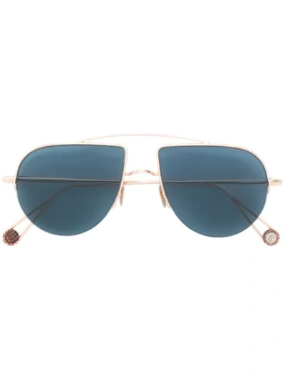 Shop Ahlem Place D'aligre Sunglasses In Metallic