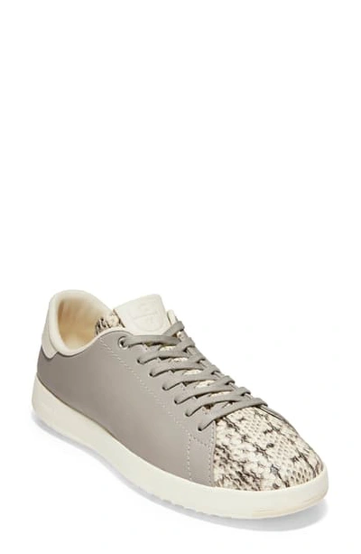 Shop Cole Haan Grandpro Tennis Shoe In Paloma Snake Print Leather