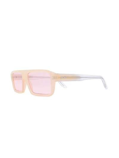 Shop Snob X Le Lunetier Sunglasses In Neutrals