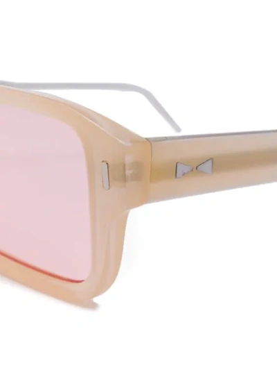 Shop Snob X Le Lunetier Sunglasses In Neutrals