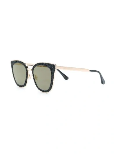 Shop Jimmy Choo 'lizzy' Sonnenbrille In Black