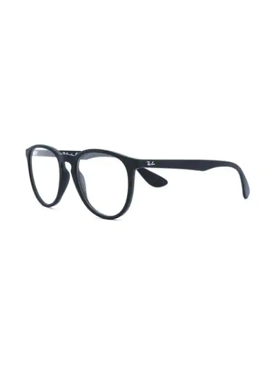 Ray Ban Round Shaped Glasses In Black