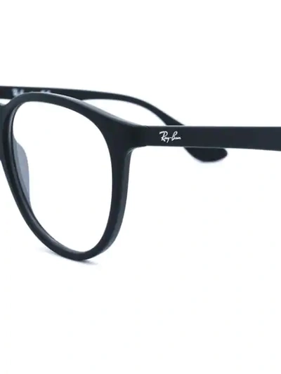 Ray Ban Round Shaped Glasses In Black