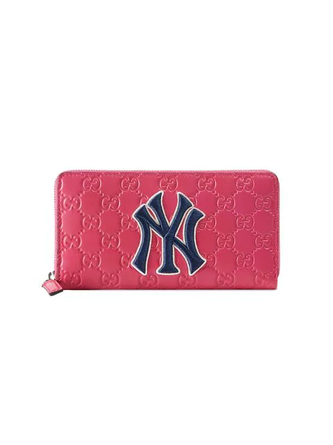 yankees wallet gucci