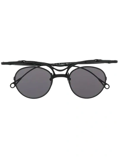 Innerraum Round Shaped Sunglasses In Black
