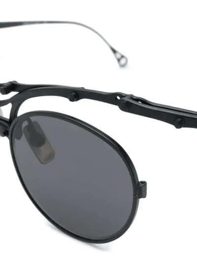 Innerraum Round Shaped Sunglasses In Black