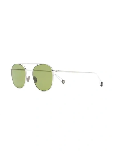 AHLEM OVERSIZED FRAME SUNGLASSES - 银色