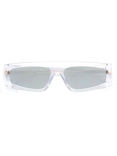 Shop Dior Eyewear Square Sunglasses - White