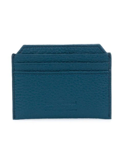 Shop Vivienne Westwood Front Logo Embellished Cardholder - Blue