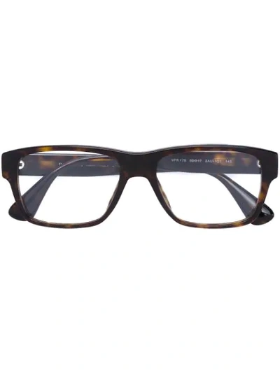 Shop Prada 'vpr17s' Glasses In 2au-1o1