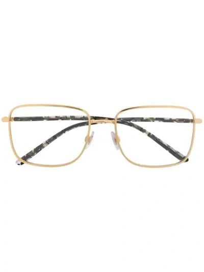 Shop Dolce & Gabbana Square Frame Glasses In Black