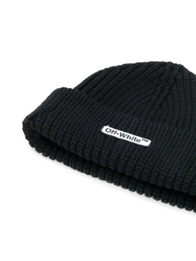 Shop Off-white Beanie Aus Wolle In Black