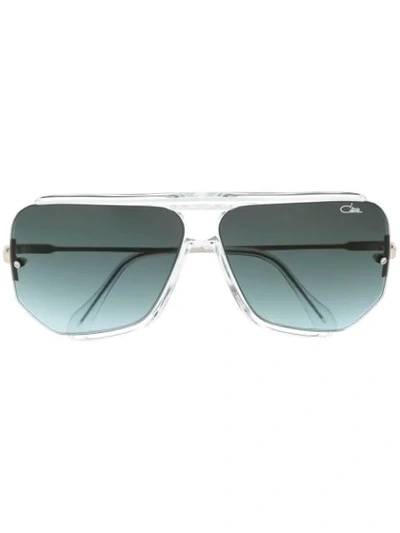 Shop Cazal 850 Unisex Sunglasses In White