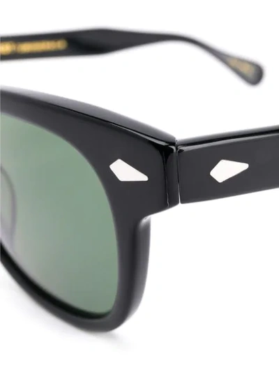 Shop Moscot Round Frame Sunglasses In Black