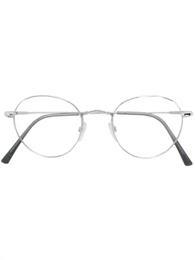 EPOS ROUND FRAME GLASSES - 银色