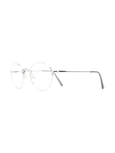 EPOS ROUND FRAME GLASSES - 银色