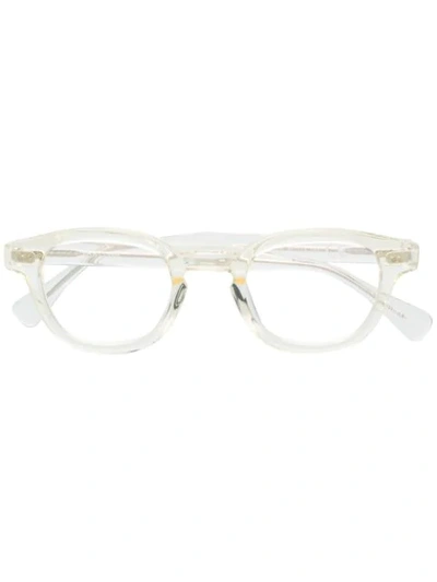 Shop Epos Bronte Round-frame Glasses In 白色