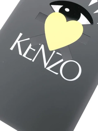 Shop Kenzo Eye Iphone X Case In Grey