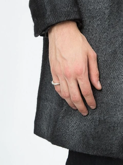 Werkstatt:münchen Twisted Ring In Metallic