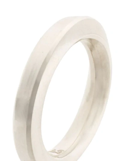 Shop Werkstatt:münchen Twisted Ring In Metallic