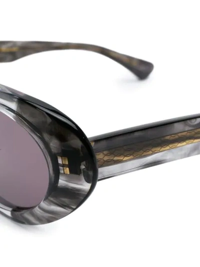 Shop Christian Roth Cat Eye Sunglasses In Grey
