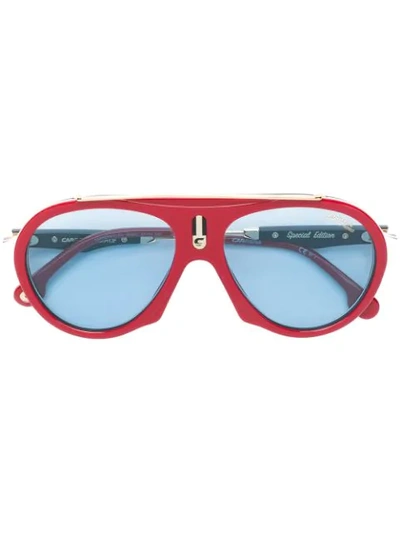 Shop Carrera Flag Special Edition Sunglasses In Red