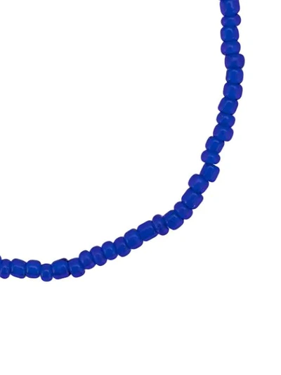 Shop Luis Morais Ball Pendant Bracelet In Blue