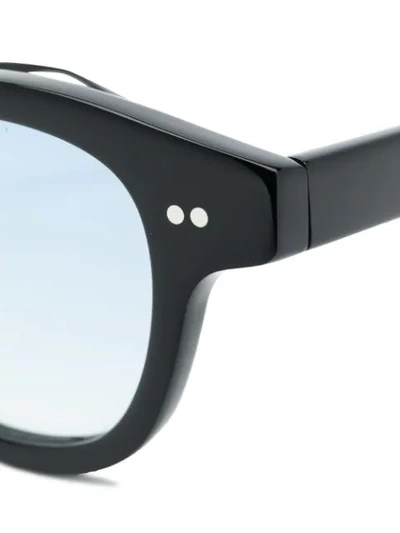 Epos Tinted Round Glasses In 黑色