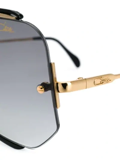 Shop Cazal Oversized Sunglasses In Black