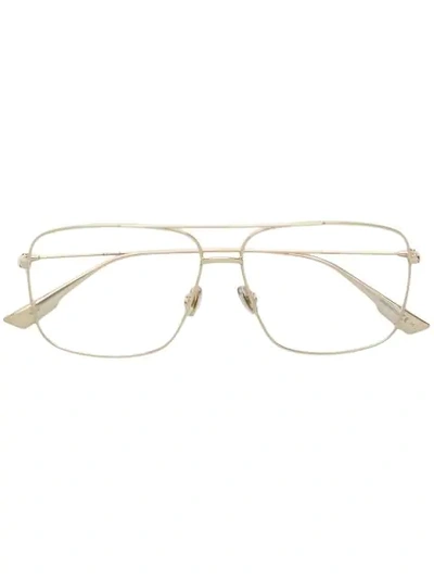 Shop Dior Stellaire Glasses In Metallic