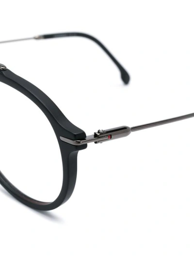 Shop Carrera Round Frame Glasses In Black